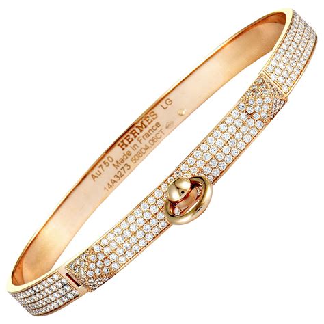 hermes kelly charm bracelet|hermes diamond kelly bangle bracelet.